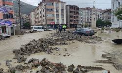 Zonguldak'ta Şiddetli Yağış Etkili Oldu