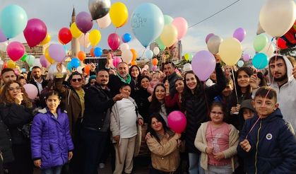 SMA Hastası Alya'nın Kampanyası Tamamlandı: Balonlar Göğe Yükseldi