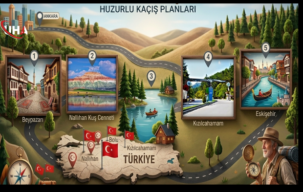 Gri Şehirden Renkli Rotalara: Ankara’ya Yakın En İyi Kaçış Noktaları