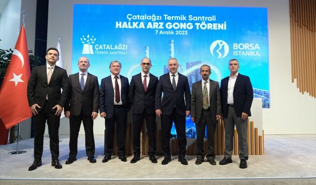 Borsa İstanbul’da gong, ÇATES için çaldı