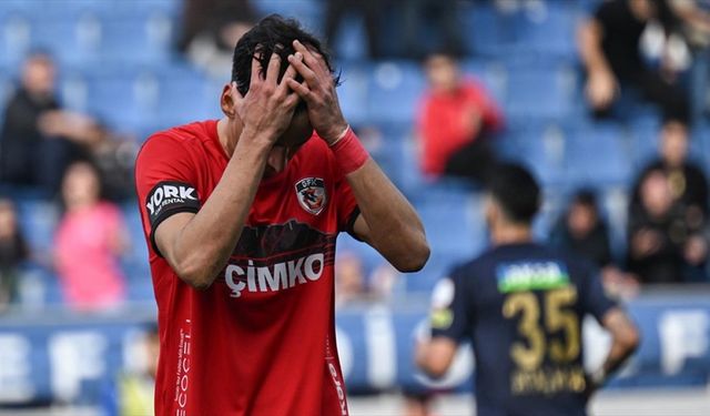 Gaziantep FK'nin galibiyet hasreti 3 maça çıktı