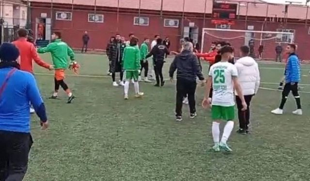 Bölgesel Amatör Lig’de olaylı maç: 3 yaralı