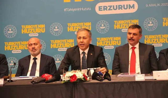 İçişleri Bakanı Yerlikaya: "Kamu düzenini bozmaya çalışan tüm yapılanmaları çökertip adalete teslim edeceğiz"