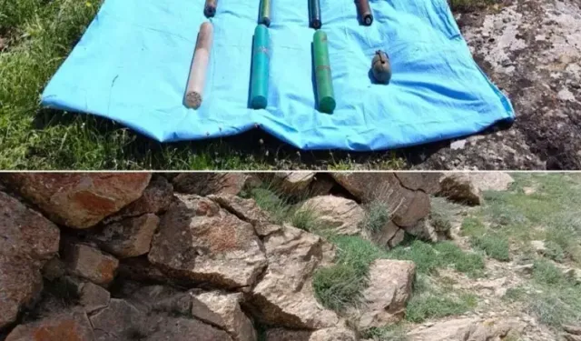 Bitlis'te 200 kilogram patlayıcı madde ve mühimmat ele geçirildi