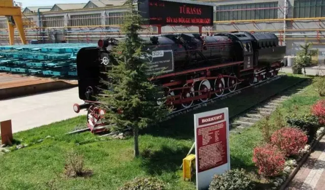 Türkiye'nin ilk yerli ve milli lokomotifi ‘Bozkurt' Sivas'ta sergileniyor