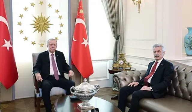 Cumhurbaşkanın Erdoğan, Danıştay Başkanı Yiğit'i kabul etti