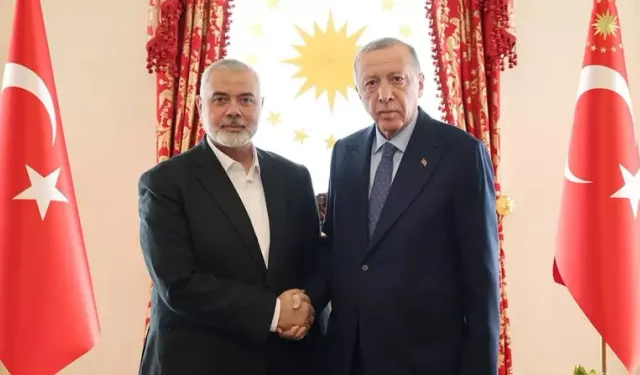 Cumhurbaşkanı Erdoğan, Hamas lideri Heniyye ile görüştü