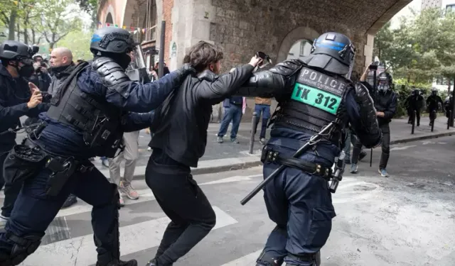 Fransa'da olaylı 1 Mayıs: 47 gözaltı, 15 yaralı