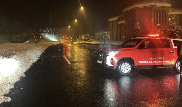 Bolu Dağı Tüneli çıkışında trafik kazası! Ulaşım aksadı