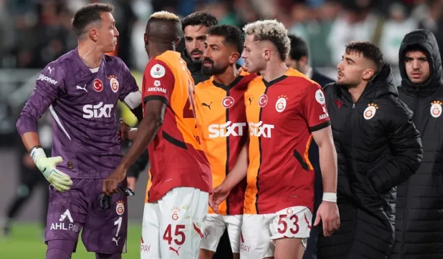 Galatasaray’da maç sonu tartışma çıktı