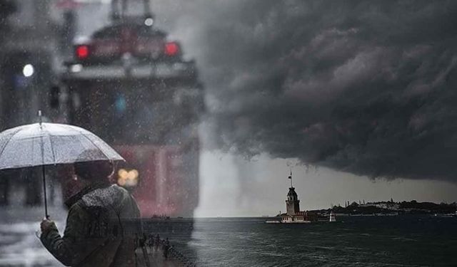 Meteoroloji, İstanbul için sağanak ve fırtına uyarısı yaptı!