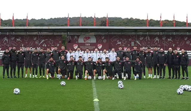 Ümit Milli Futbol Takımı maç hazırlıklarını tamamladı