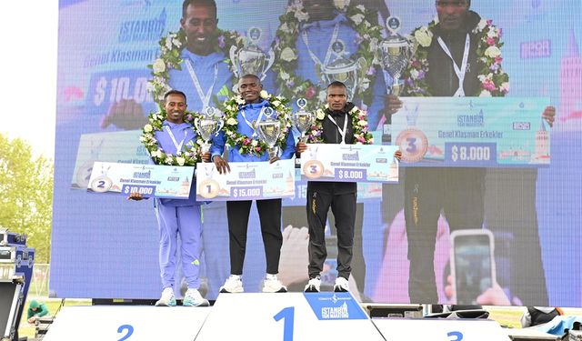 İstanbul Yarı Maratonu'nda birinciliği Kenyalı atletler kazandı