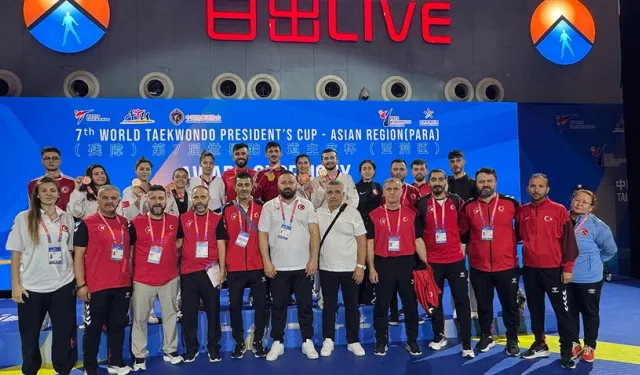 Milli para tekvandocular, Çin'de 7 madalya kazandı