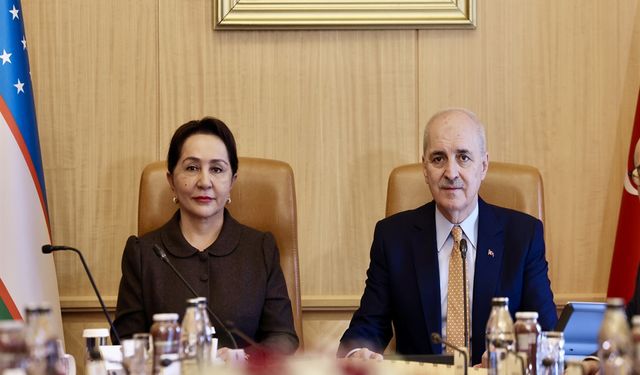 TBMM Başkanı Kurtulmuş, Özbekistan Ali Meclisi Senato Başkanı Narbayeva İle Bir Araya Geldi