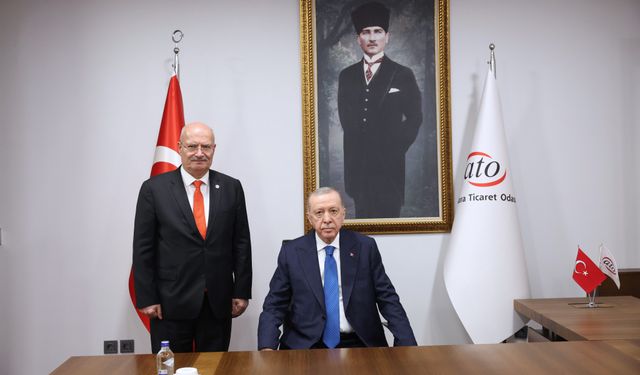 Cumhurbaşkanı Erdoğan, ATO’yu Ziyaret Etti