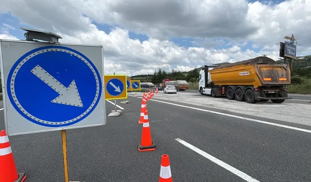 Bu istikameti kullanacaklar dikkat! 4 gün boyunca trafik tek şeritten sağlanacak