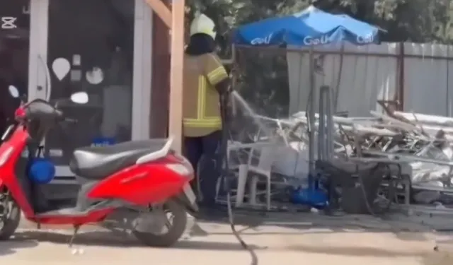 Hurda deposundaki LPG tankı patladı: 1 yaralı