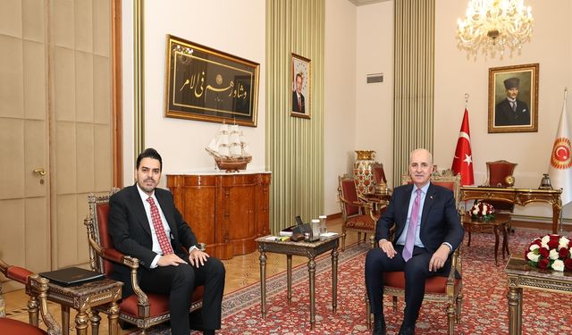 TBMM Başkanı Kurtulmuş, Abdullah Eren'i kabul etti