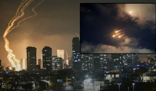 İran'dan İsrail'e misilleme saldırısı başladı! Tel Aviv merkezi vuruluyor