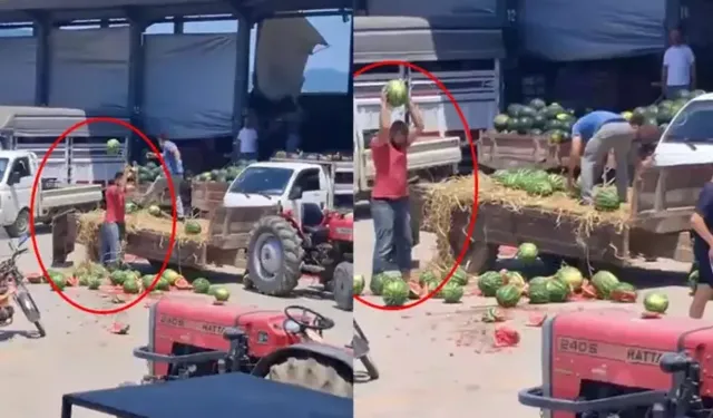 Karpuzları Fırlatıp Parçalayan Üreticilere Yaptırım