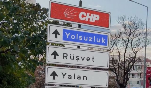 AK Parti Gençlik Kolları Başkanı Yusuf İbiş’ten CHP’ye 'tabela' göndermesi