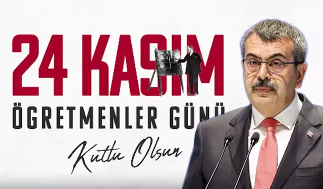 Bakan Tekin'den 24 Kasım Mesajı: "Ben Öğretmenim" Klipli Paylaşım