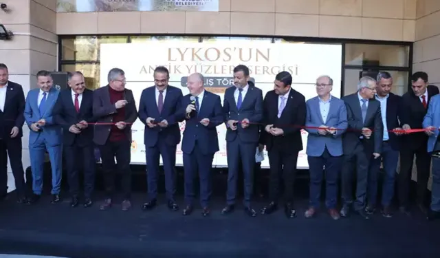 Denizli'de Lykos'un Antik Yüzleri Sergisi Açıldı