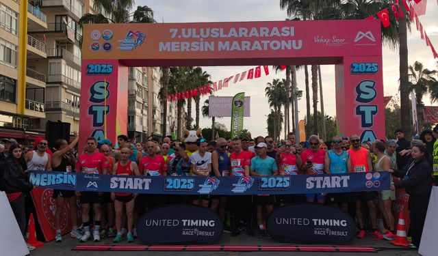 7’nci Uluslararası Mersin Maratonu Mersin’de Başladı