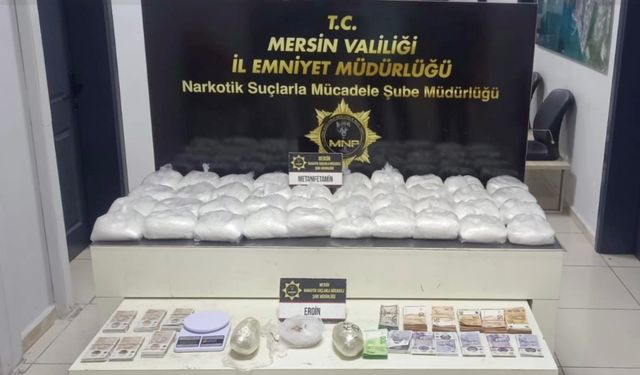 40 Kilo Eroin Ve Metamfetamin Bulunan Şüpheli Tutuklandı