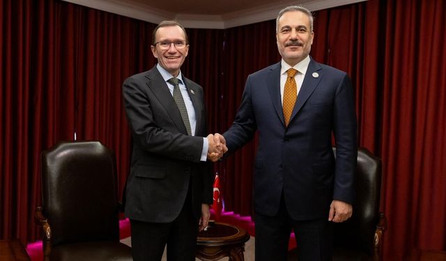 Bakan Fidan, Norveçli Mevkidaşı Eide ile Resmî Görüşme Gerçekleştirdi