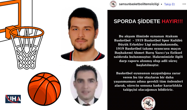 Basketbol Maçında Sporcu Hakeme Kafa Attı; Oyun Karıştı