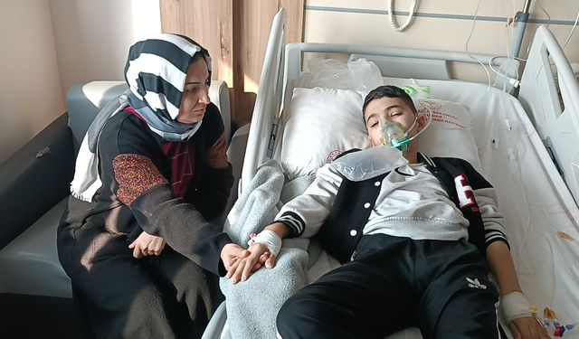 Batman’da 54 Günlük Öksürük Nöbeti Geçiren Muhammed İstanbul’a Sevk Edildi