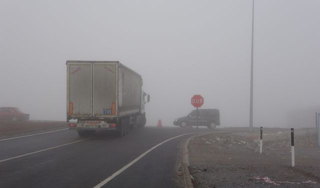 Bitlis’te Yoğun Sis Etkili Oldu