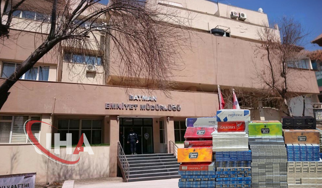 Batman’da Minibüste 970 Paket Kaçak Sigara Ele Geçirildi