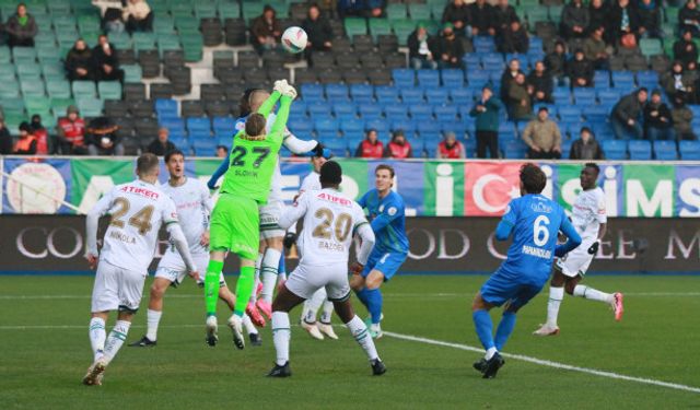 Süper Lig Konyaspor 1-1 Ç.Rizespor