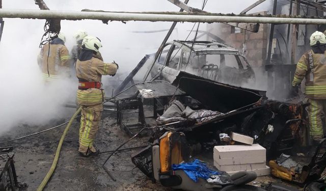 İstanbul Sarıyer’de İş Yerinde Yangın Paniği