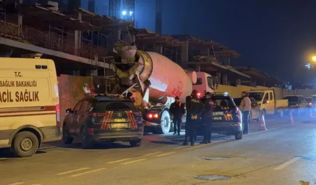 İstanbul Arnavutköy'de beton mikserine düşen sürücü feci şekilde öldü