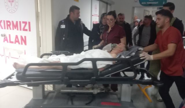 Kayınpederi Tarafından Yaralanan Damat Hastaneye Kaldırıldı