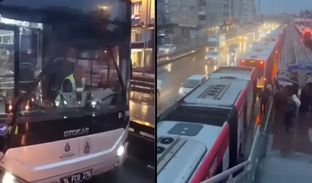 Avcılar’da Metrobüs Arızası; Yolcular Mağdur Oldu