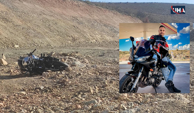 Virajı Kaçıran Motosiklet Şarampole Uçtu: Sürücü Hayatını Kaybetti