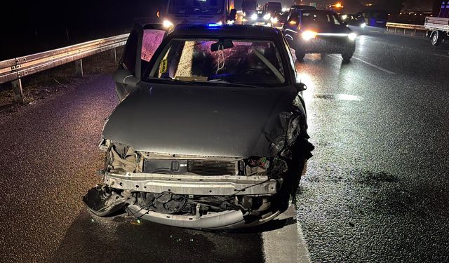 Otoyolda Zincirleme Trafik Kazası 7 Yaralı