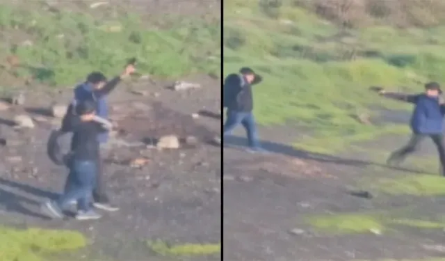 Ortaokul öğrencileri tabancaya sarıldı: Ateş açıp birbirlerine silah çektiler