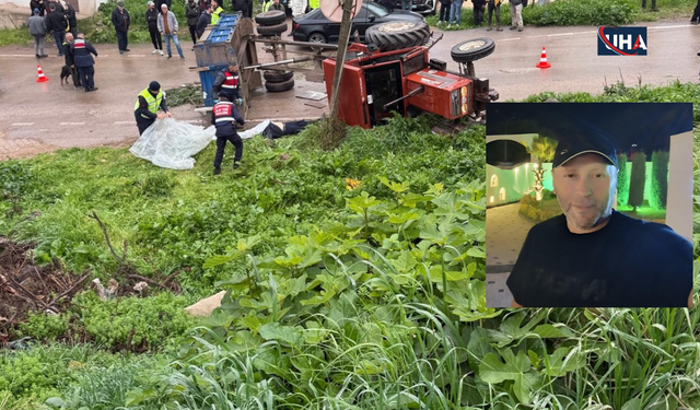 Devrilen Traktörün Altında Kalan Sürücü Öldü