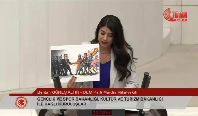 TBMM’de LGBT karikatürü gerginliği