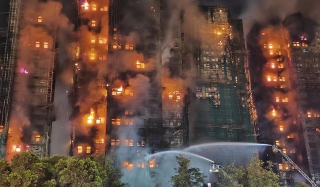 Hong Kong Yangın Faciası: Ölü Sayısı 156’ya Yükseldi