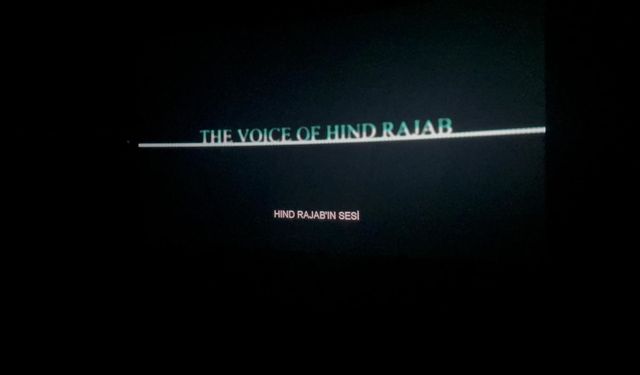 Ankara’da Belgesel Niteliğindeki ‘Hind Rajab’ın Sesi’ Filmi Özel Gösterimde Sunuldu