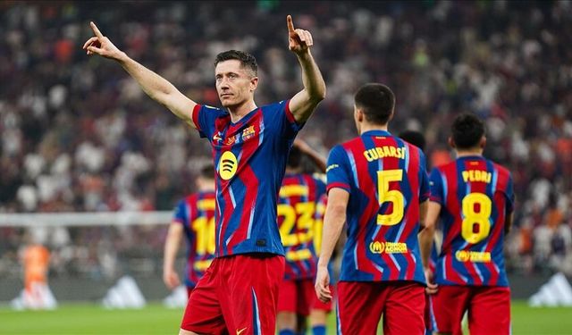 Barcelona, İspanya Süper Kupası'nın Sahibi Oldu