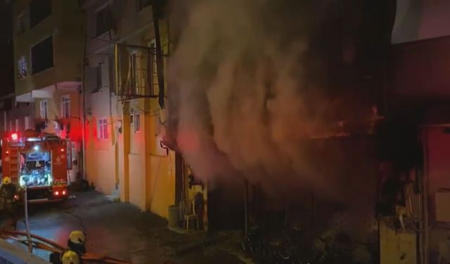 İstanbul Sarıyer’de Tamir Atölyesinde Patlama ve Yangın Meydana Geldi