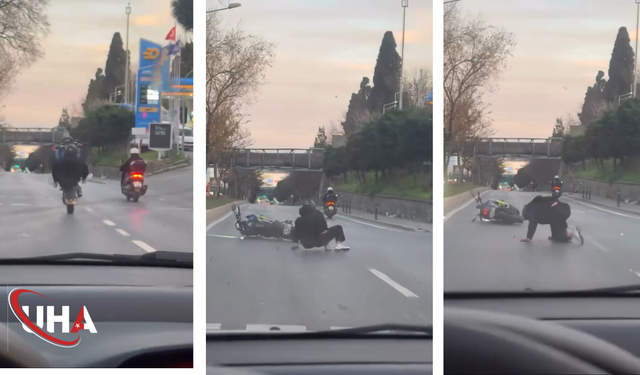 İstanbul Üsküdar’da Tehlikeli Sürüş Kazayla Sonuçlandı